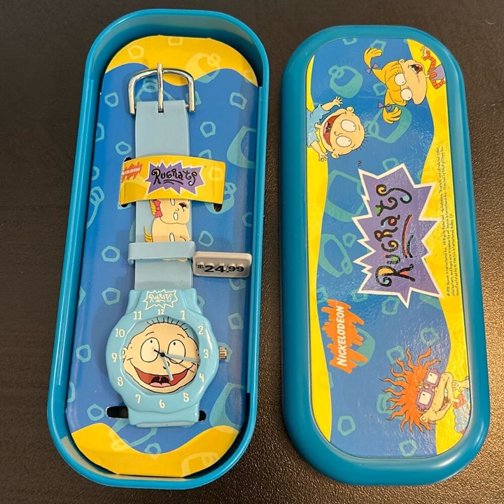 Rugrats Tommy Pickles Vintage Watch New in Case! 1998  Works Great! New Battery!